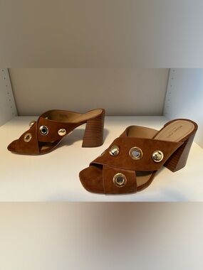 Michael Kors Collection Brianna Suede Mule